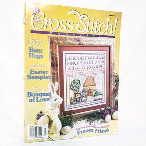 Cross Stitch Magazine Patterns 10 Designs 1999 Easter Sampler Bear Hug Love